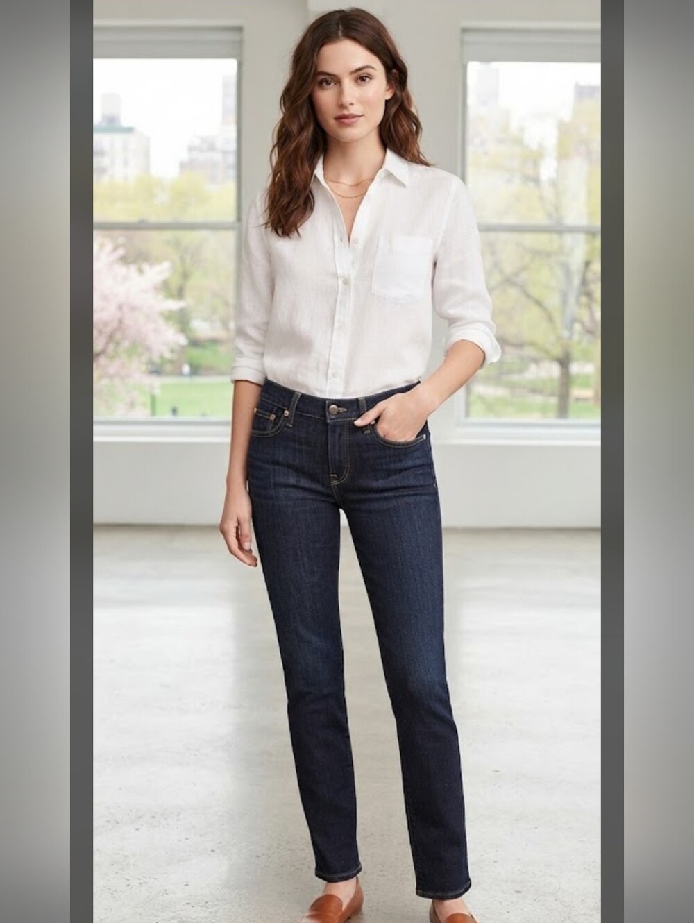 J. CREW MATCHSTICK DENIM JEANS